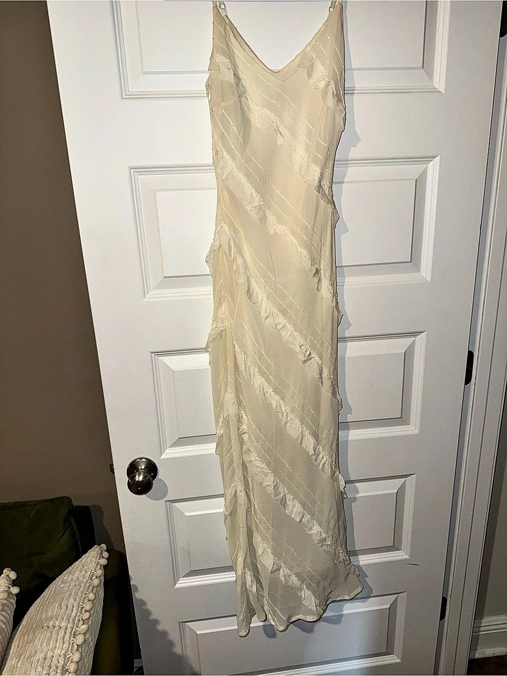 Princess Polly Lars Maxi Dress Cream Size 0